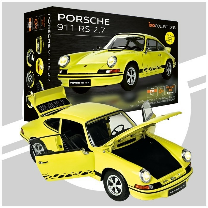Model Kit Diamant Porsche 911 Carrera RS 2.7 Geel/Zwart - 1:8